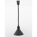 Venus Heat Lamp Matte Black - HLD0001B