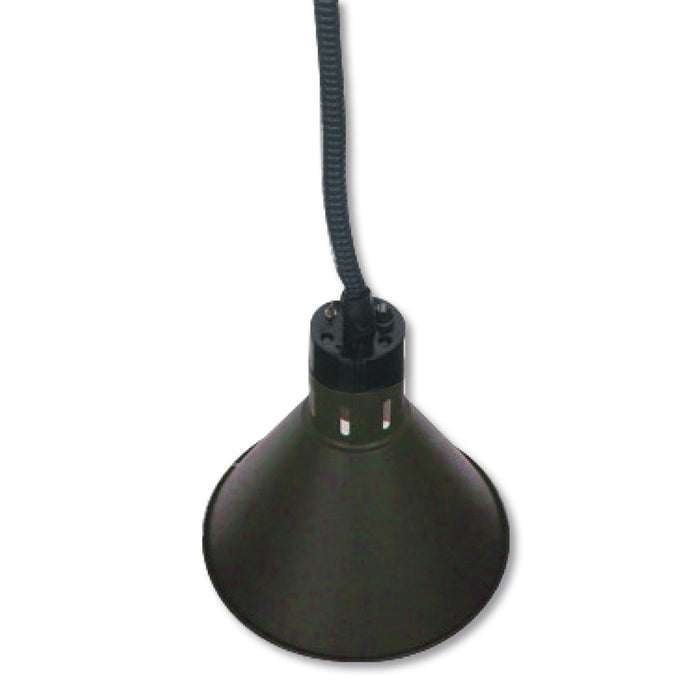 Benchstar Pull Down Heat Lamp Black 270mm Round - HYWBL08