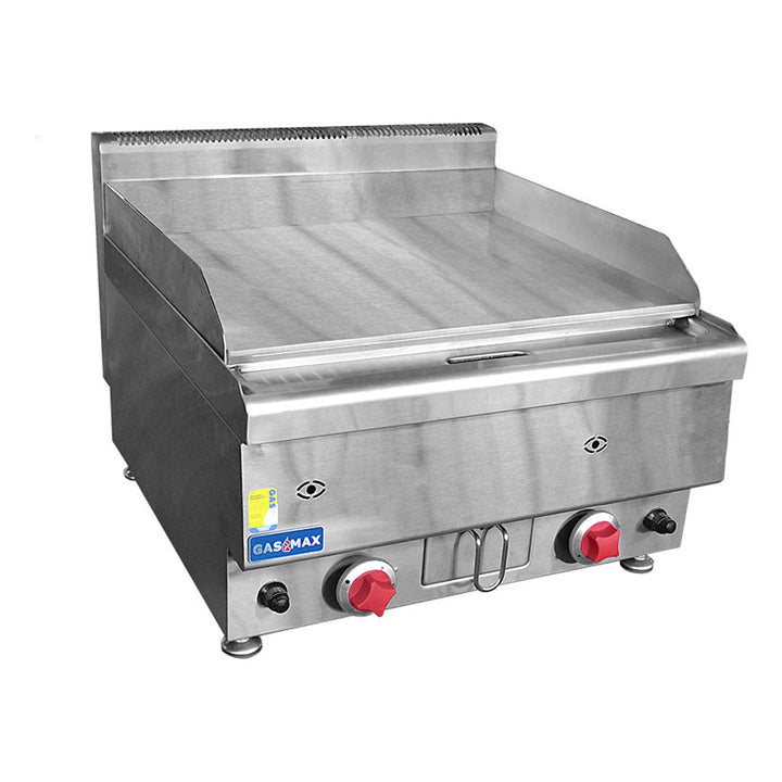 Gasmax Benchtop 2 Bunner Griddle 600mm - JUS-TRG60