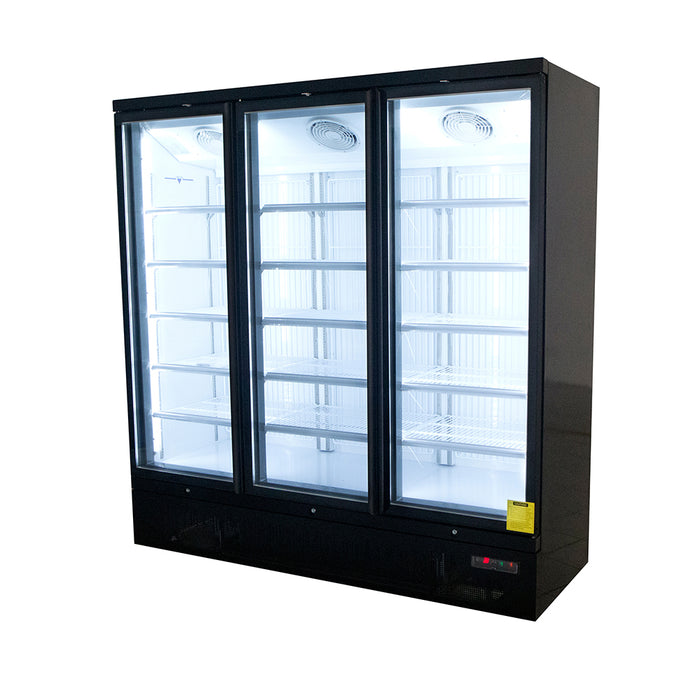 Saltas 3 Glass Door Display Freezer 1260L - NDA2875