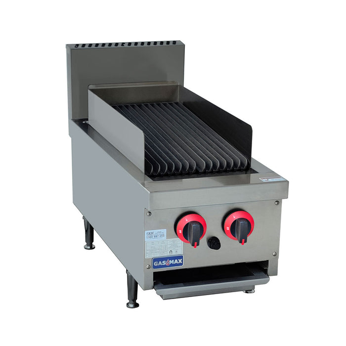 Gasmax Two Burner Char Grill Top LPG - QR-14ELPG