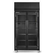 SKOPE Active Core SKFT 2 Glass Door Upright Display or Storage Freezer 896L - SKFT1000N-A - Black