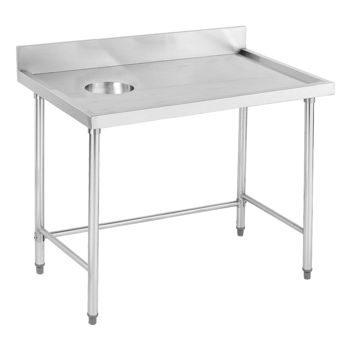 Modular Systems High Quality Stainless Steel Bench with Splashback 1200mm - SWCB-7-1200R