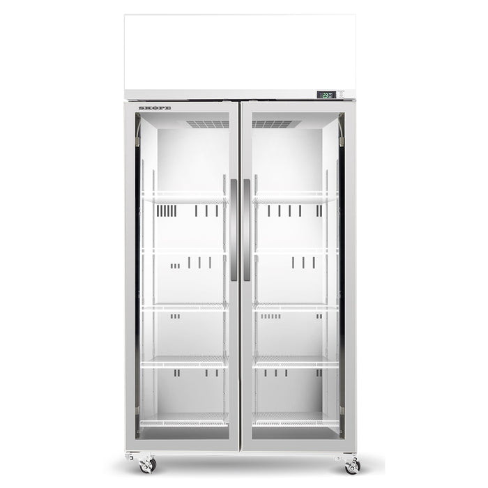 SKOPE EziCore 2 Glass Door Display or Storage Fridge - TCE1000N