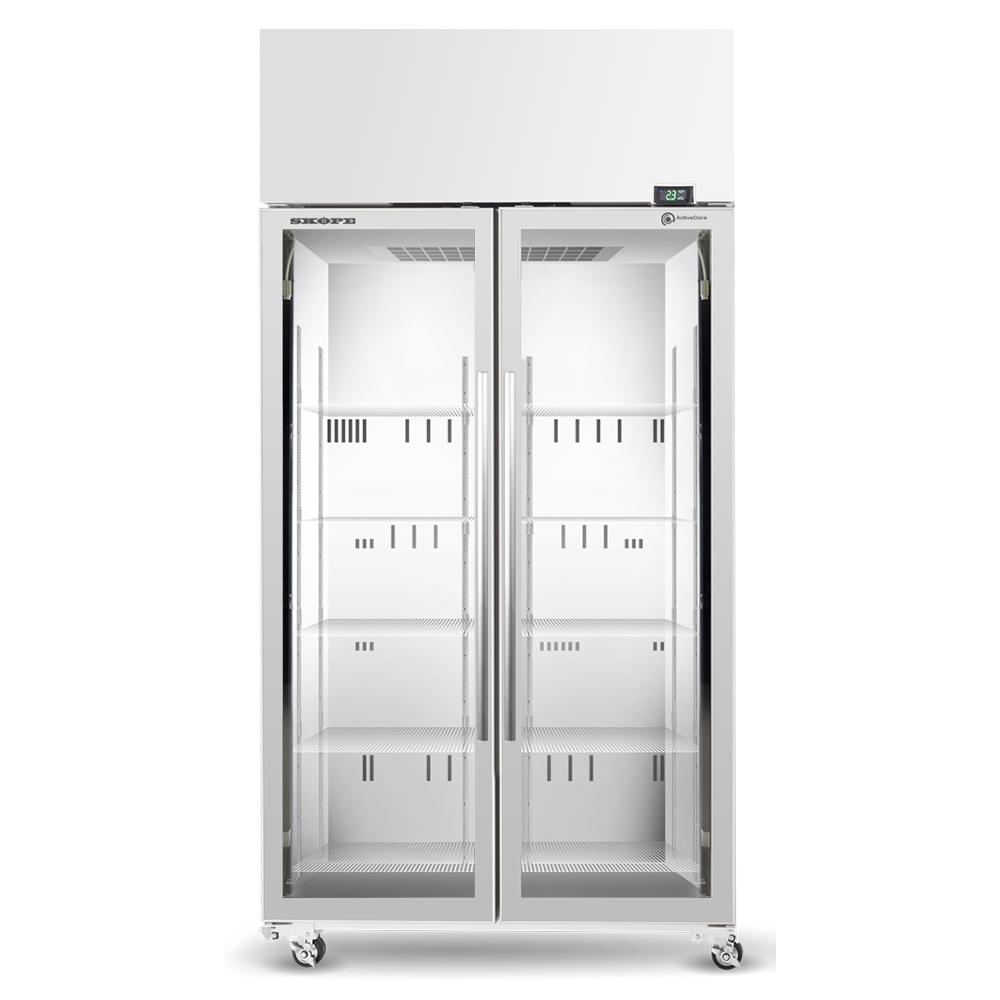 SKOPE ActiveCore TME 2 Glass Door Display or Storage Fridge 980L - TME1000N-A