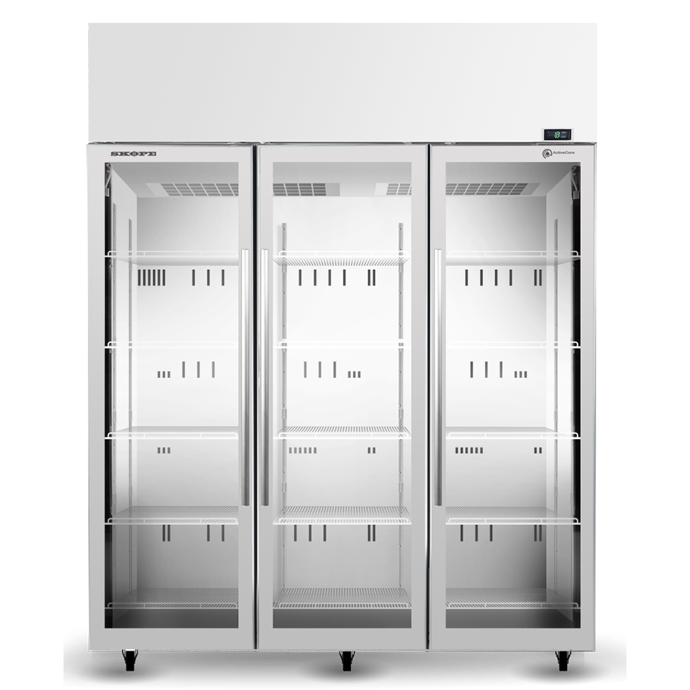 SKOPE ActiveCore TMF 3 Glass Door Upright Display or Storage Freezer 1396L - TMF1500N-A