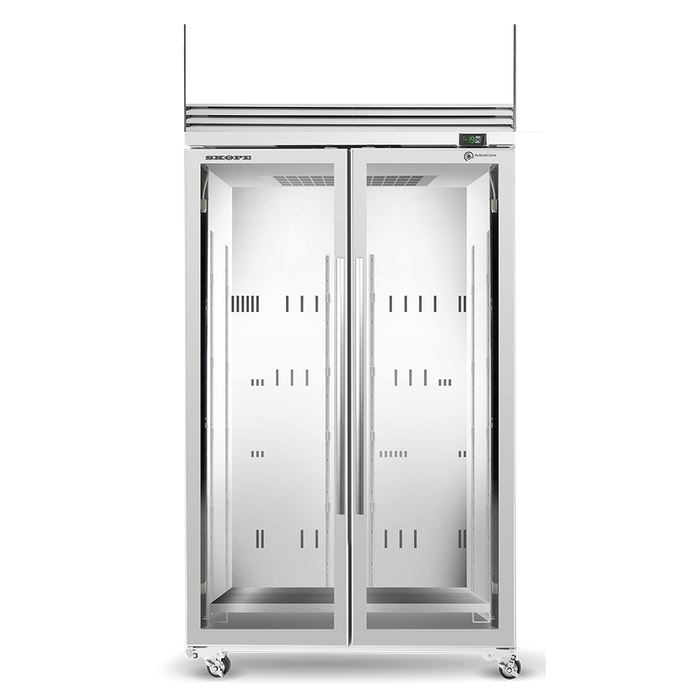 SKOPE ActiveCore TMF 2 Glass Door Upright Display or Storage Freezer 980L - TMF1000N-Ice