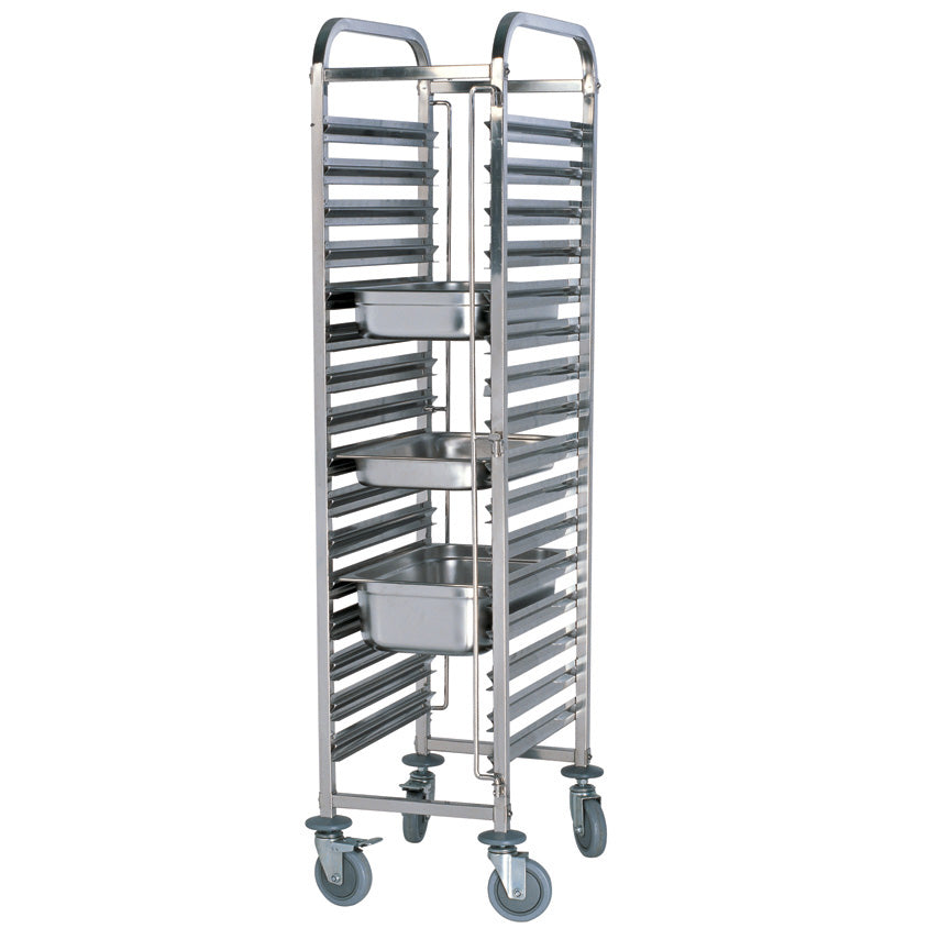 Anvil Stainless Steel 15 Tier GN Trolley - TRS0015