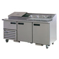 Anvil Pizza Bar 1800mm with 2 1/2 Doors - UBP1800
