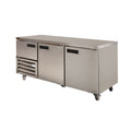 Anvil Underbar Stainless Steel 1800mm with 2 1/2 Doors - UBS1800(H)