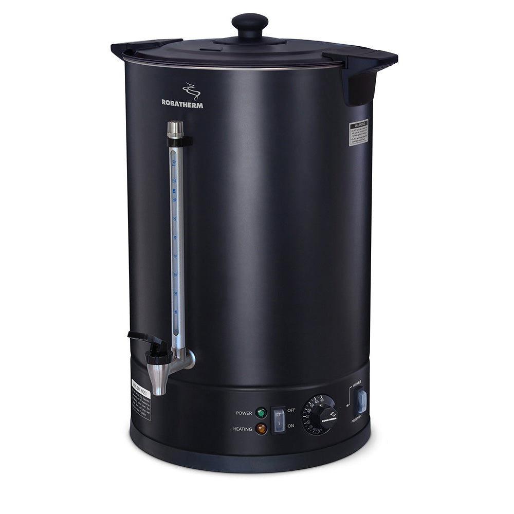 Robatherm Hot Water Urns 20Lt - UDS20VP & UDB20VP - Black