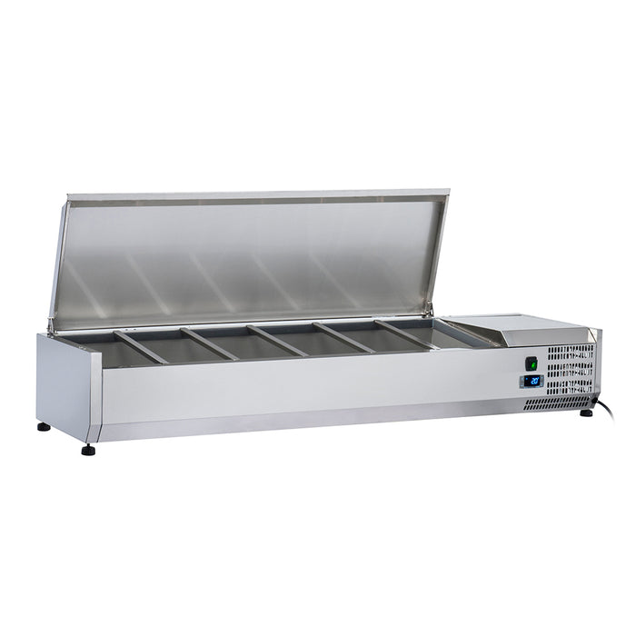 Anvil 1500 Stainless Steel Lid Refrigerated Ingredient Well - VRX1500S