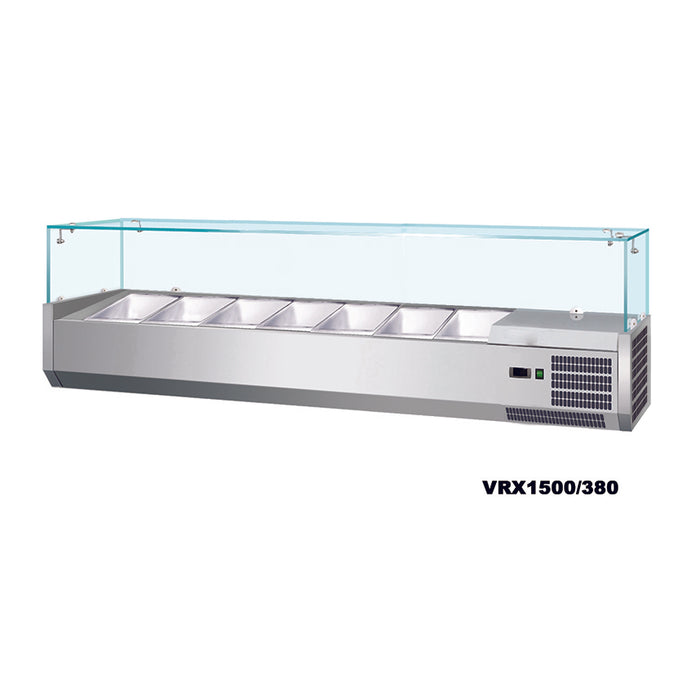Anvil 1500 Glass Refrigerated Ingredient Well - VRX1500