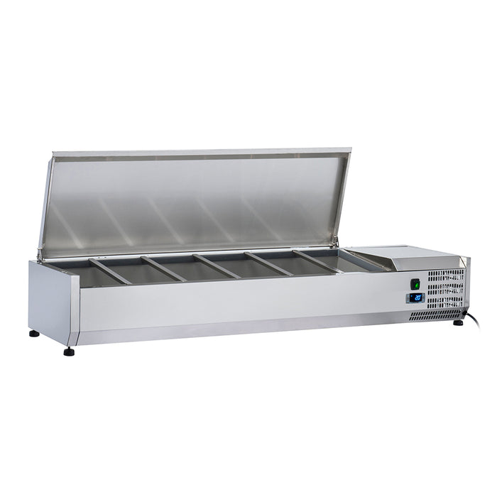 Anvil 1800 Stainless Steel Lid Refrigerated Ingredient Well - VRX1800S