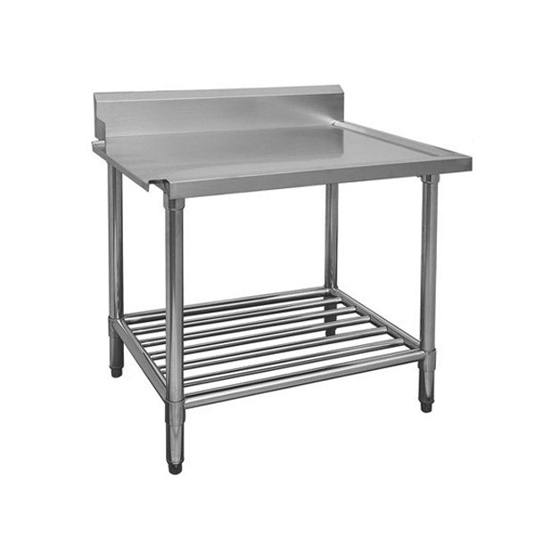 Modular Systems All Stainless Steel Dishwasher Bench 600mm to 1800mm - Left Outlet - WBBD7