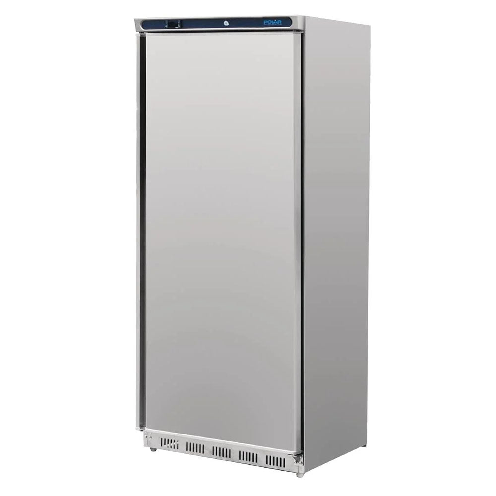 Polar C-Series 1 Solid Door Upright Freezer 600L Stainless Steel - CD085-A