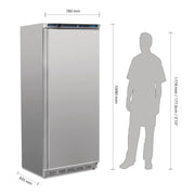 Polar C-Series 1 Solid Door Upright Freezer 600L Stainless Steel - CD085-A
