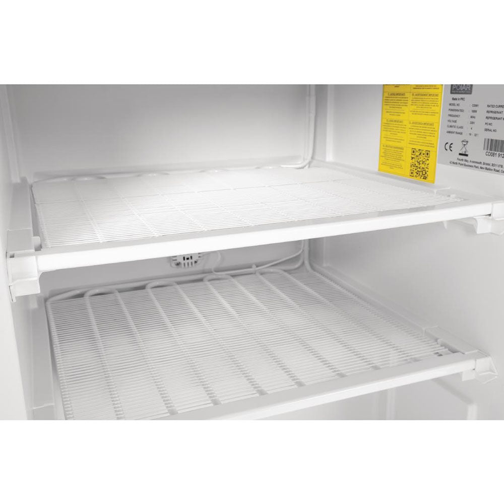 Polar C-Series 1 Solid Door Upright Freezer 600L Stainless Steel - CD085-A