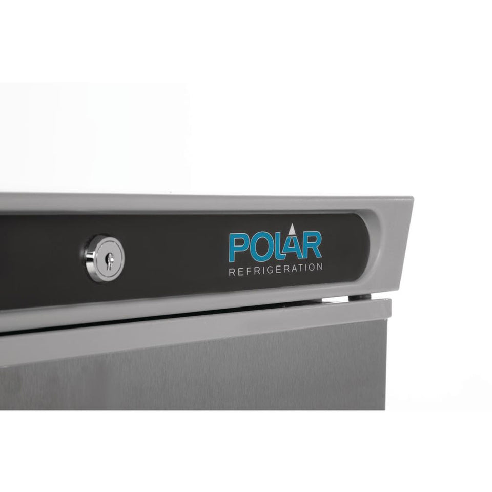 Polar C-Series 1 Solid Door Upright Freezer 600L Stainless Steel - CD085-A