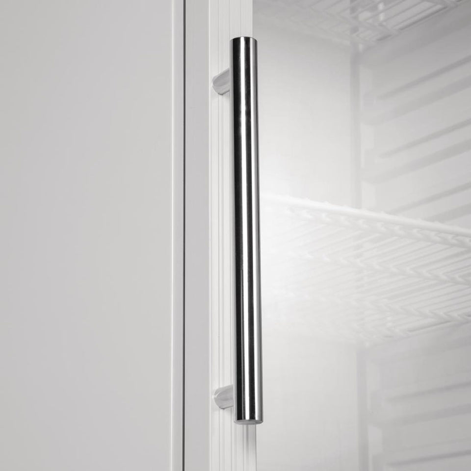 Polar C-Series 1 Glass Door Upright Display Fridge 400L White - CD087-A