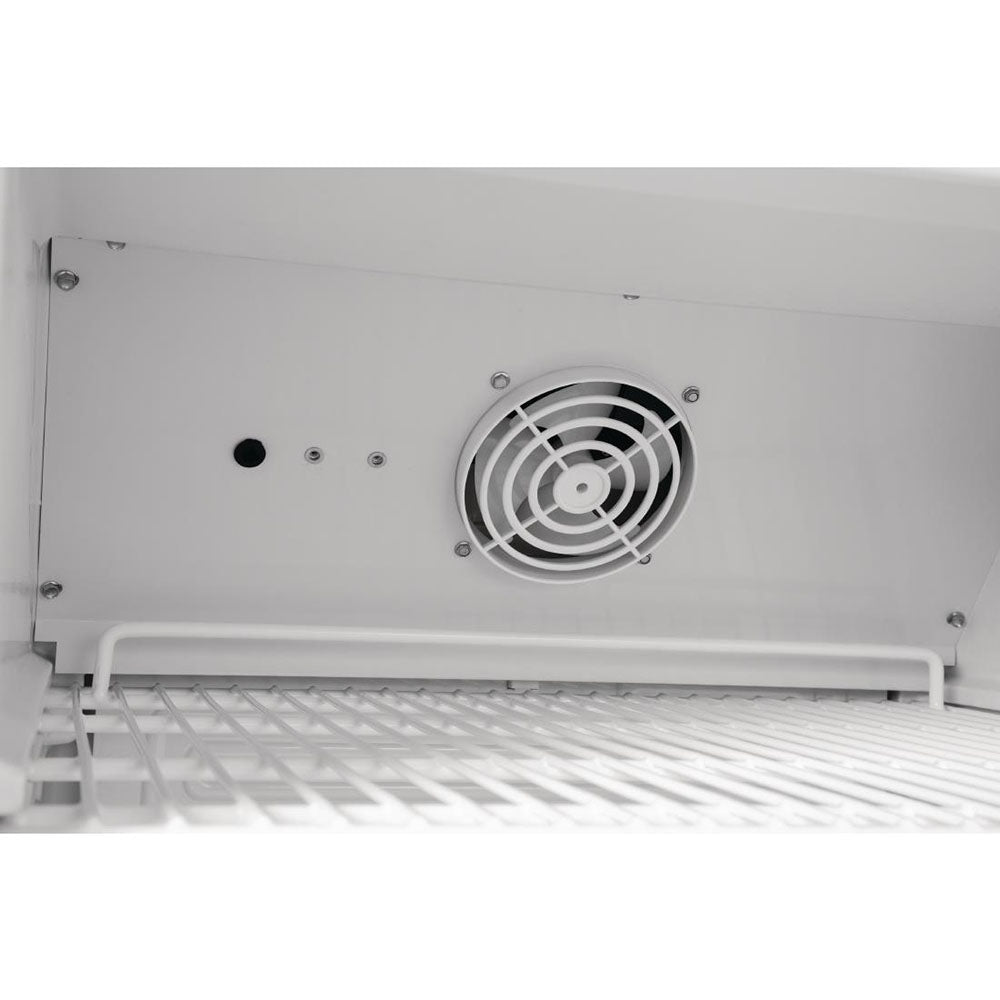 Polar C-Series 1 Solid Door Upright Fridge 400L White - CD612-A