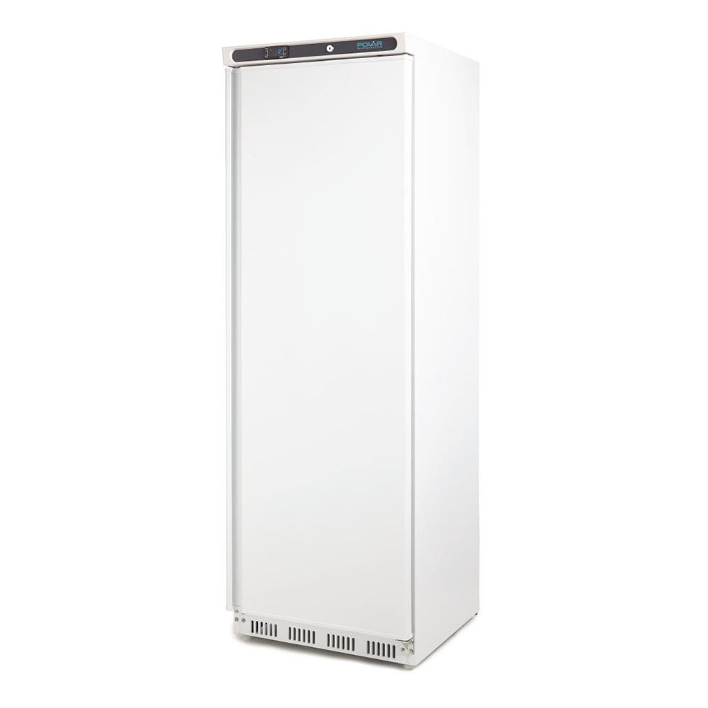 Polar C-Series 1 Solid Door Upright Fridge 400L White - CD612-A