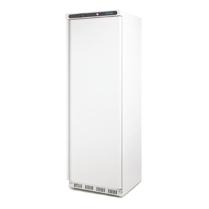 Polar C-Series 1 Solid Door Upright Fridge 400L White - CD612-A