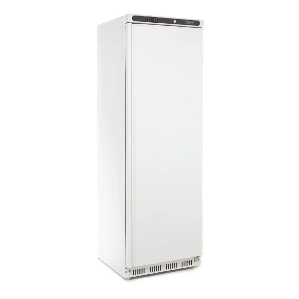Polar C-Series 1 Solid Door Upright Fridge 400L White - CD612-A