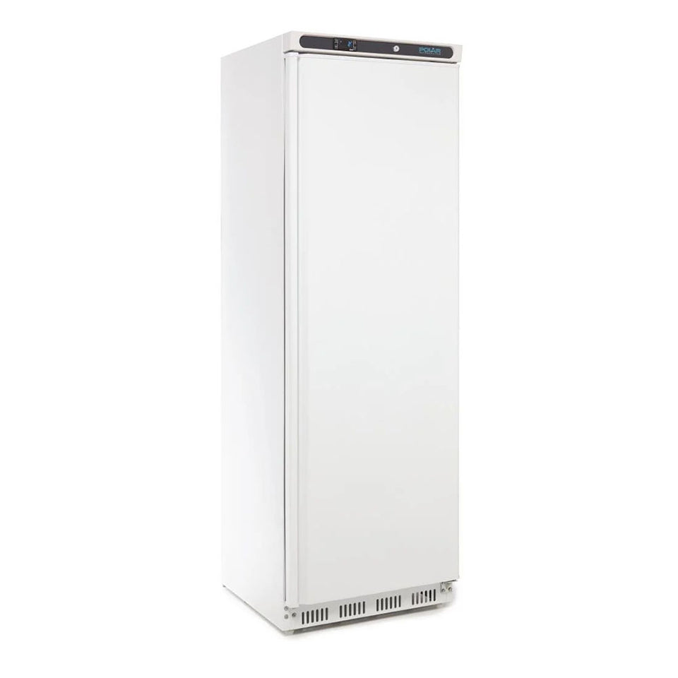 Polar C-Series 1 Solid Door Upright Fridge 400L White - CD612-A