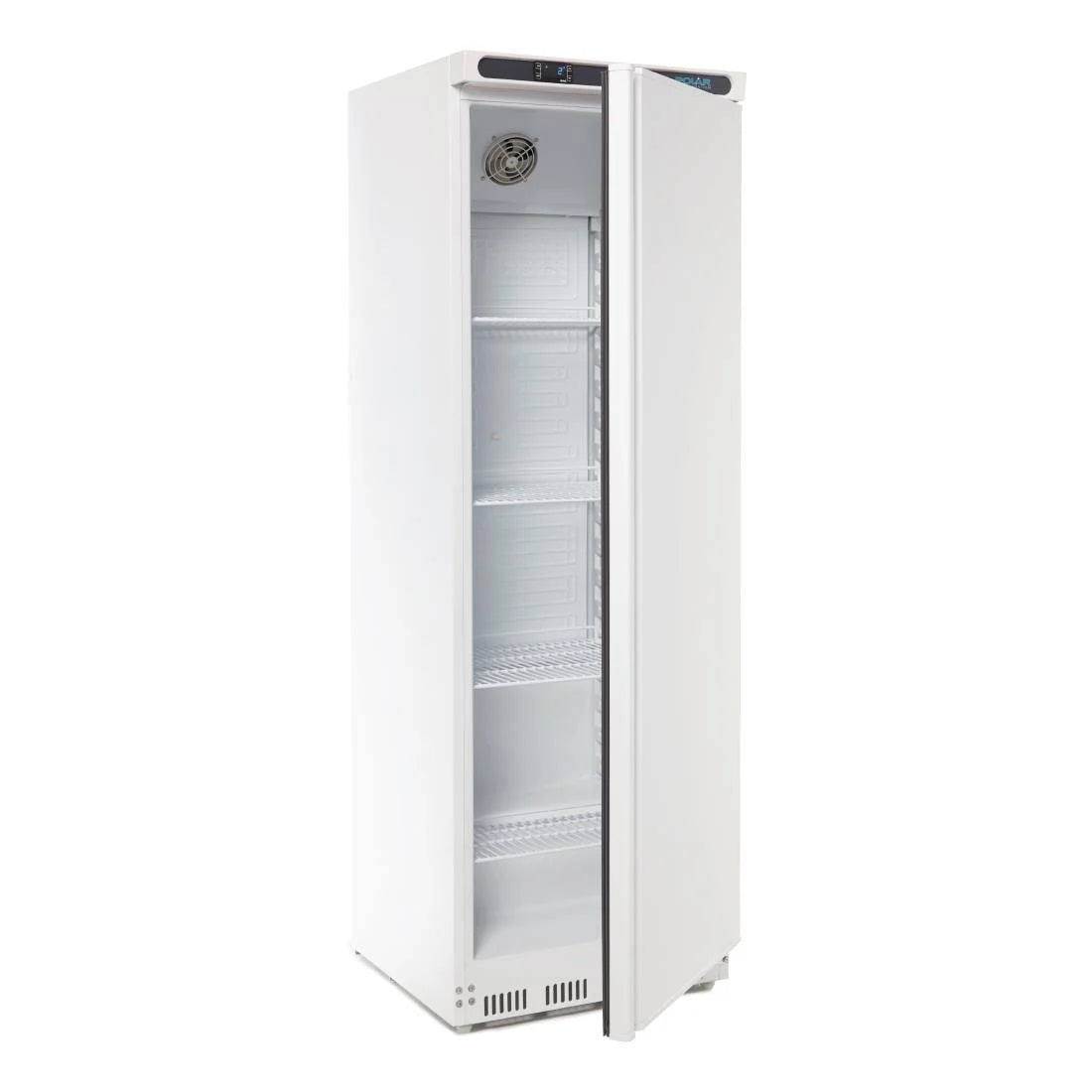 Polar C-Series 1 Solid Door Upright Fridge 400L White - CD612-A