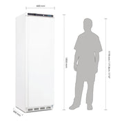 Polar C-Series 1 Door Upright Freezer 365L White - CD613-A