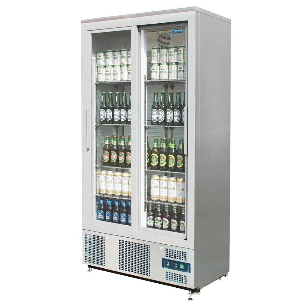 Polar G-Series 2 Sliding Door Upright Bar Fridge 490L - CK478-A