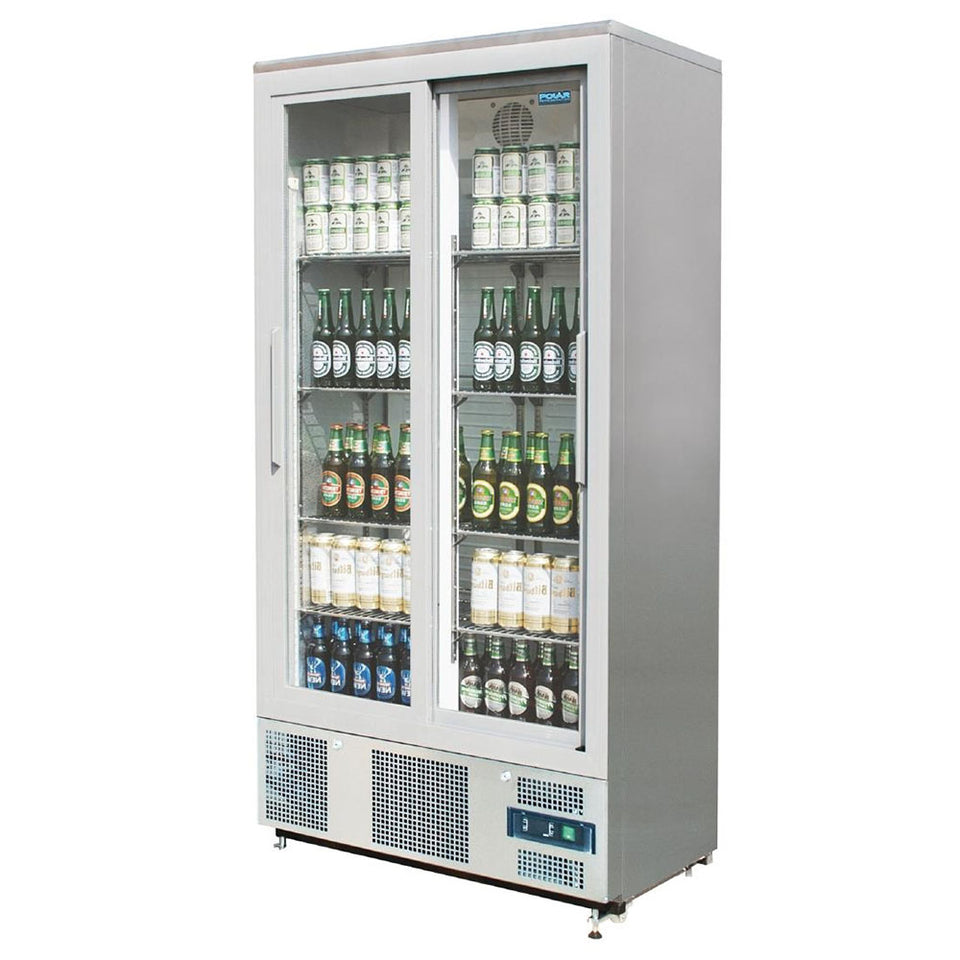 Polar G-Series 2 Sliding Door Upright Bar Fridge 490L - CK478-A