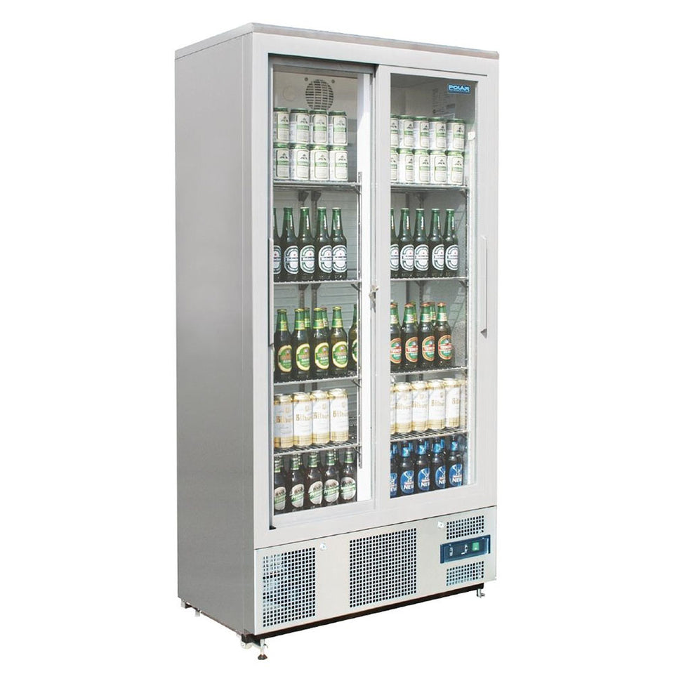 Polar G-Series 2 Sliding Door Upright Bar Fridge 490L - CK478-A