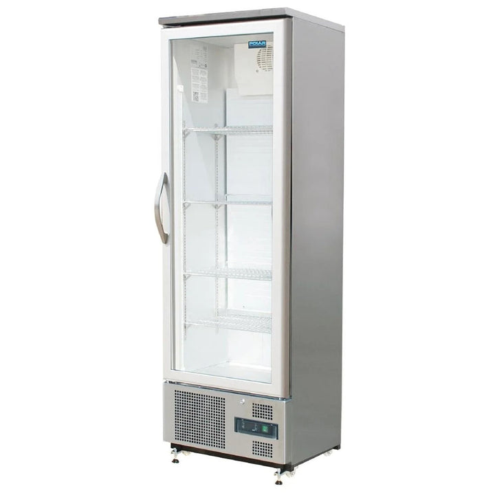 Polar G-Series 1 Glass Door Upright Bar Fridge 307L - CK479-A