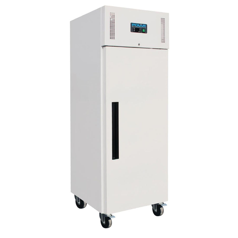 Polar G-Series 1 Door Upright Cabinet Freezer 600L White - CK480-A