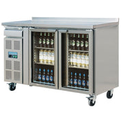 Polar U-Series 2 Door Premium Bar Fridge 366L - CK490-A