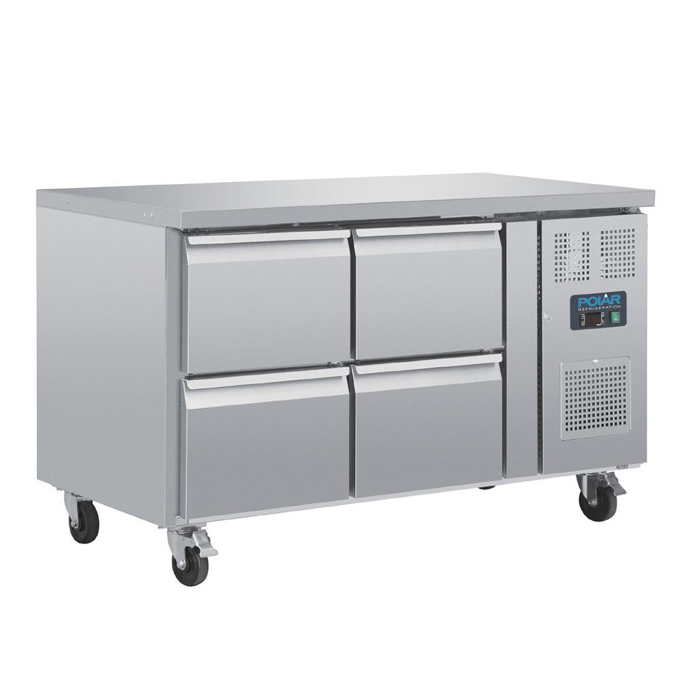 Polar U-Series 4 Drawer Counter Fridge 4xGN - DA547-A