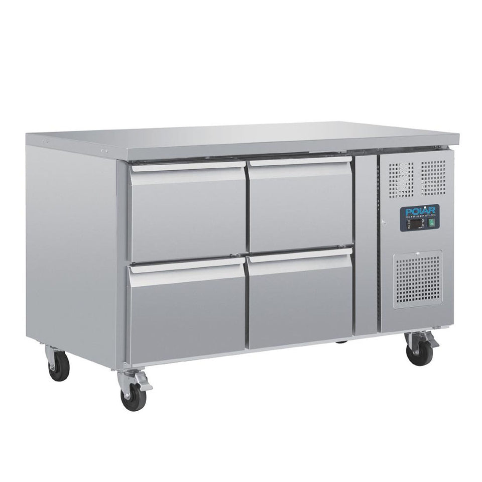 Polar U-Series 4 Drawer Counter Fridge 4xGN - DA547-A