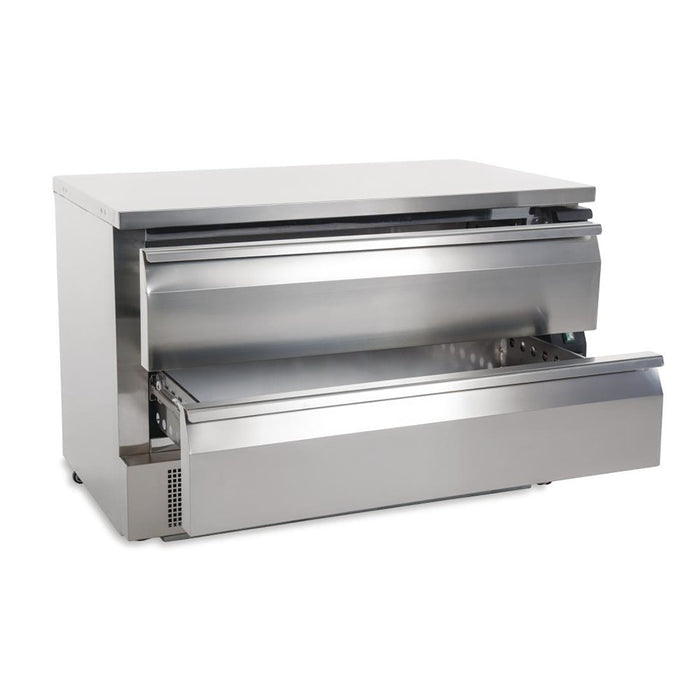 Polar U-Series Double Drawer Counter Fridge Freezer 6xGN - DA997-A