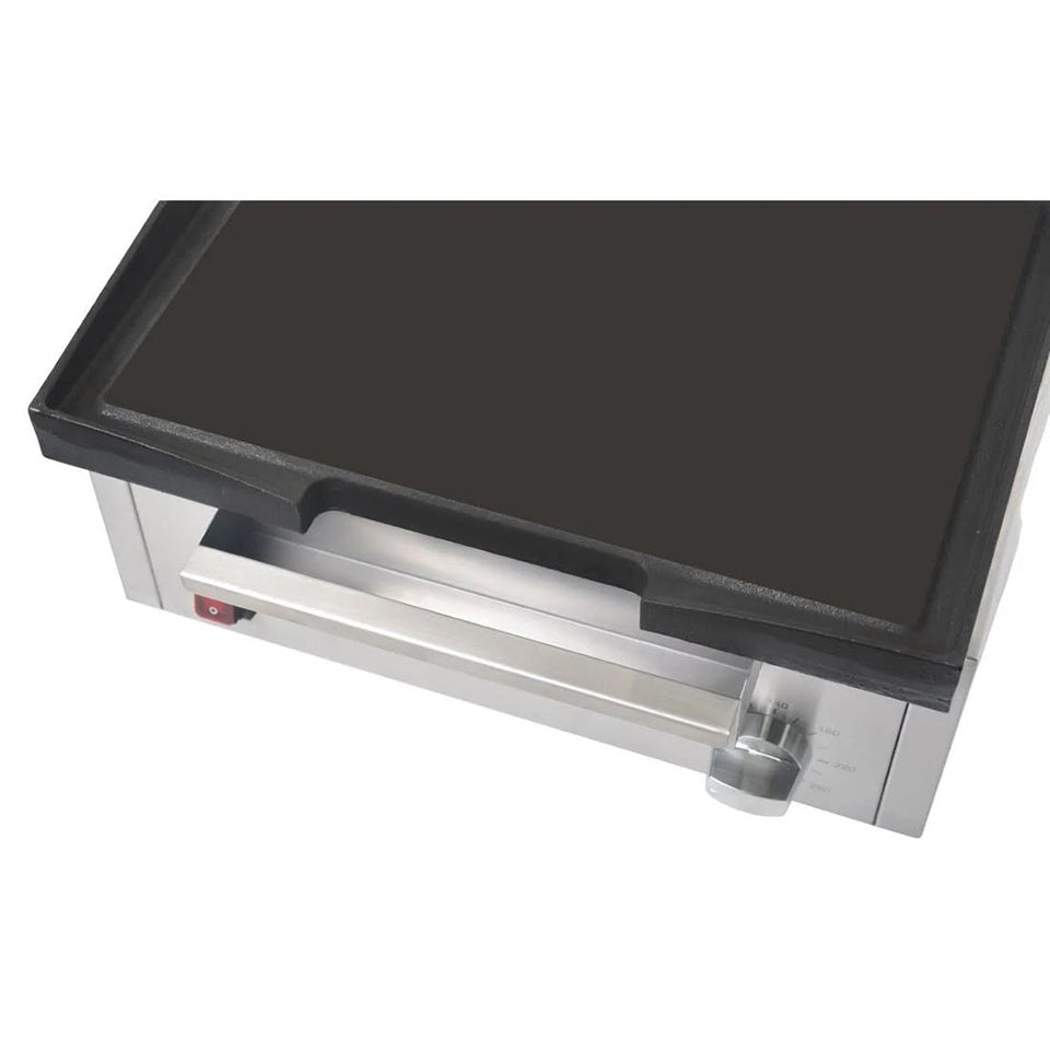 Apuro Counter Top Electric Griddle - 385x280mm - DC900-A