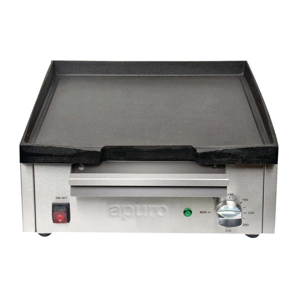 Apuro Counter Top Electric Griddle - 385x280mm - DC900-A