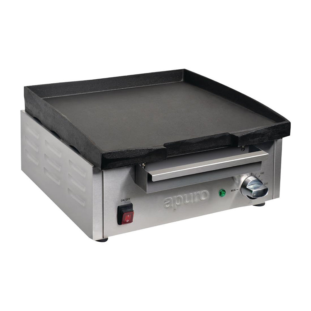 Apuro Counter Top Electric Griddle - 380x385mm - DC901-A