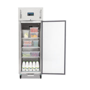 Polar G-Series 1 Solid Door Upright Fridge 600L Stainless Steel - DL893-A