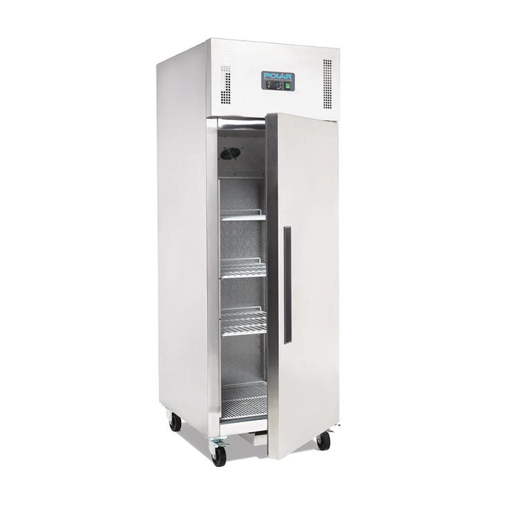 Polar G-Series 1 Solid Door Upright Fridge 600L Stainless Steel - DL893-A