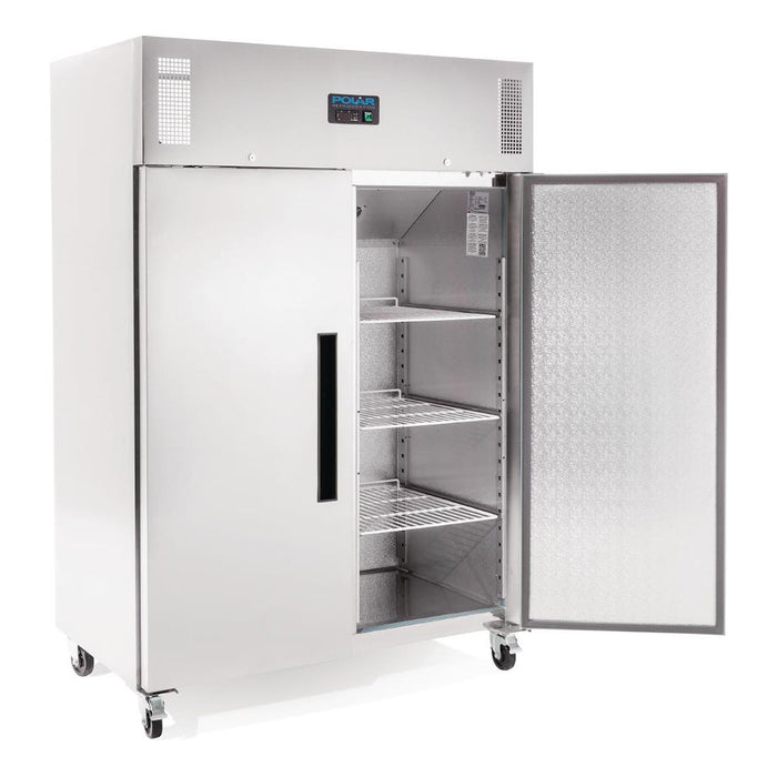 Polar G-Series 2 Door Upright Freezer Stainless Steel 1200L - DL896-A