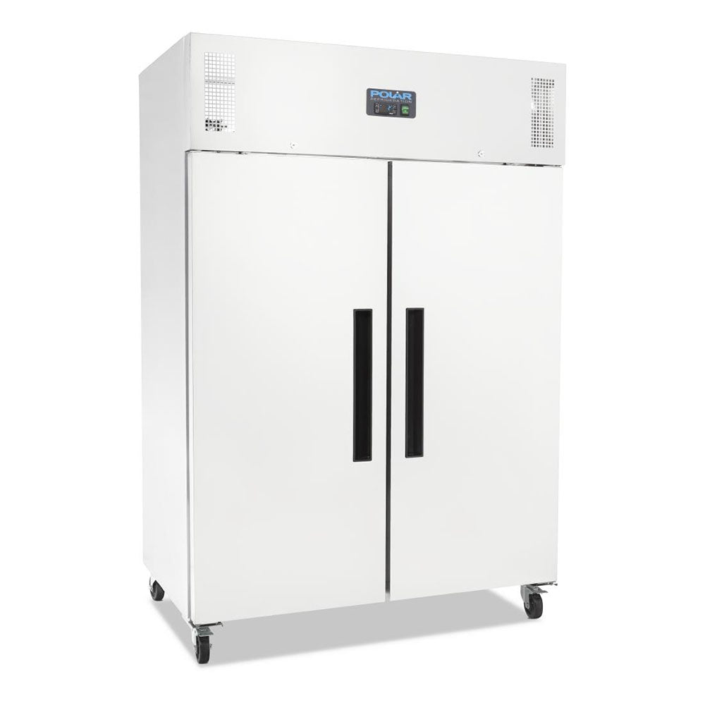 Polar G-Series 2 Solid Door Upright Fridge 1200L White - DL898-A