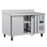 Polar U-Series 2 Door Counter Fridge with Upstand 282L - UA064-A