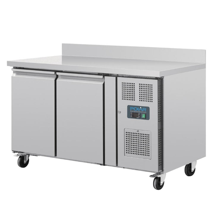 Polar U-Series 2 Door Counter Fridge with Upstand 282L - UA064-A