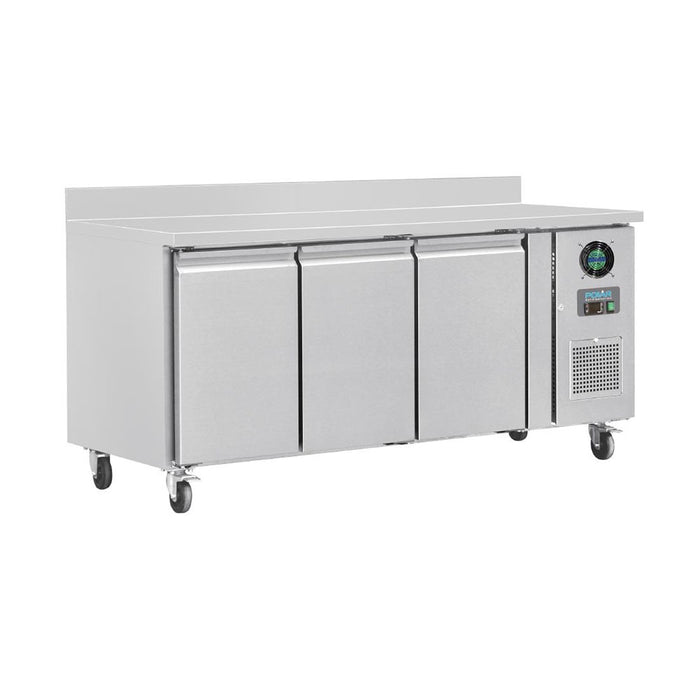Polar U-Series 3 Counter Door Freezer with Upstand 417L - DL917-A